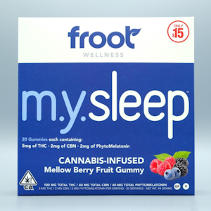 Froot - My Sleep 140mg 20 Pack Gummies - Froot