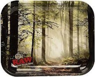 Raw XL Rolling Tray Forest Print