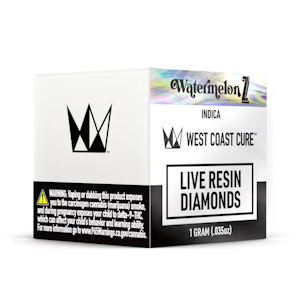 WEST COAST CURE - West Coast Cure | Watermelon Z 1g (Indica) - Live Resin Diamonds