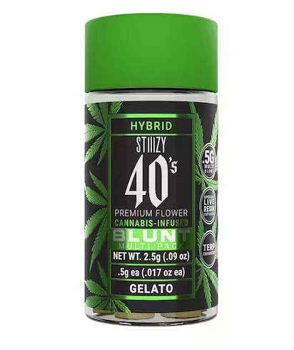 STIIIZY - STIIIZY | Gelato | Infused Mini Blunt 5pk | 2.5g Main Image