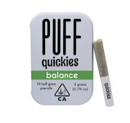 5g Grape Jelly Quickies Balanced Pre-Roll Pack (.5g - 10 Pack) - Puff