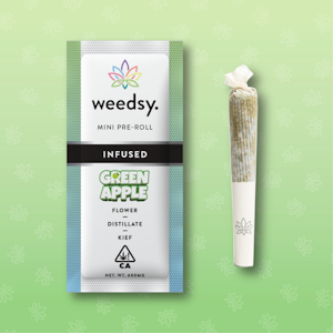 WEEDSY - Weedsy Mini Pre-Roll Green Apple