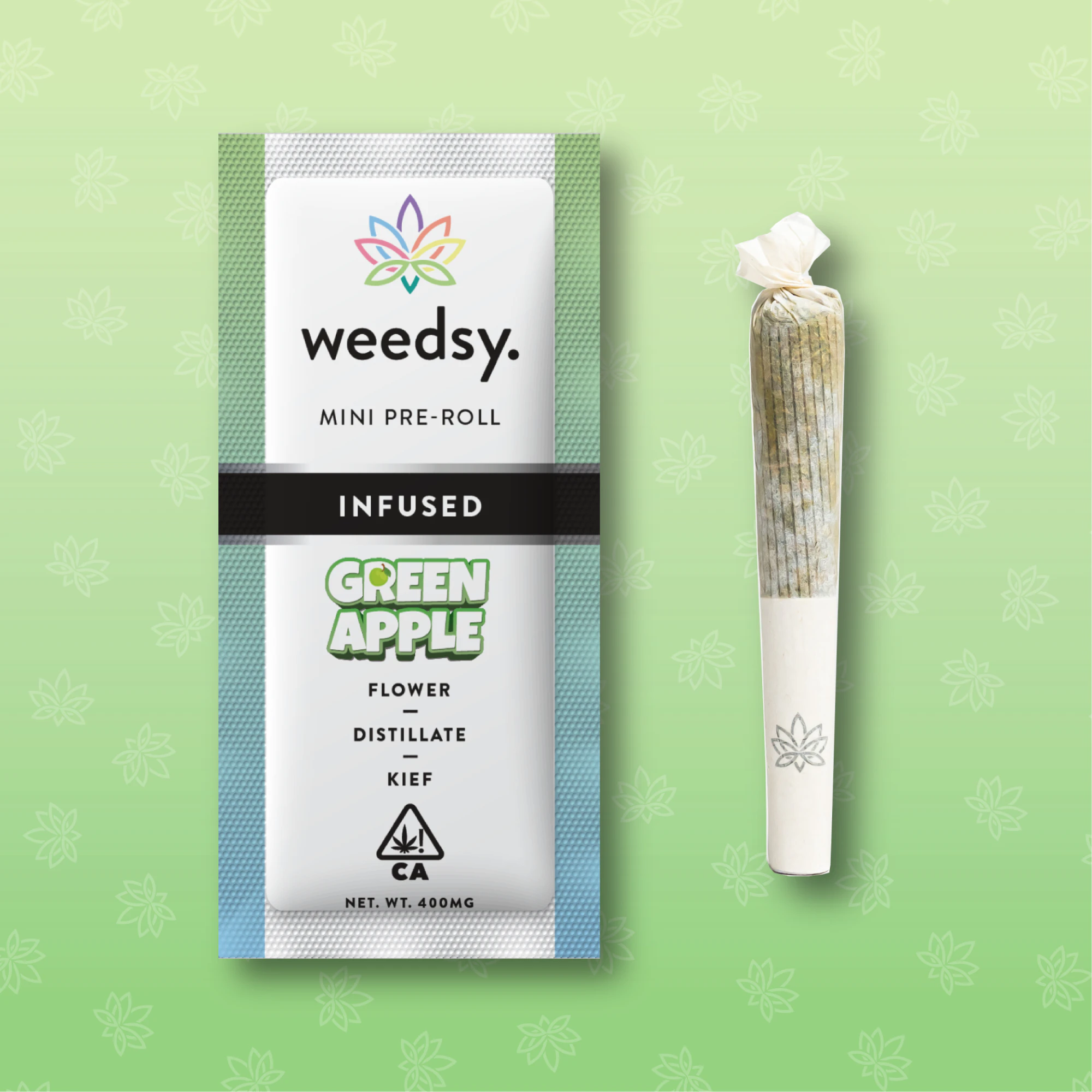 Weedsy - Weedsy Mini Pre-Roll Green Apple Main Image