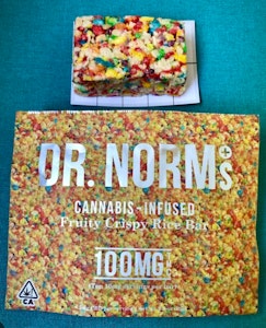 DR. NORM'S - Dr. Norm's - Fruity Pebbles Rice Krispy 100mg