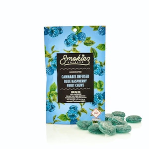 SMOKIEZ - Smokiez Blue Raspberry THC Fruit Chews 100mg