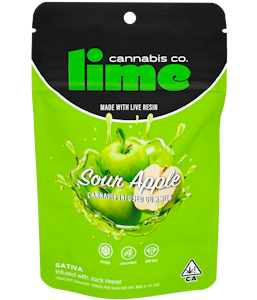 Lime - Sour Apple Live Resin Gummies 100mg