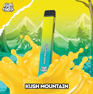 High 90's - High 90's - Kush Mountain - Full Gram Disposable**