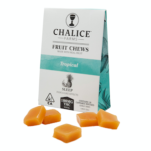 Chalice - Sleep Tropical Fruit Chew 10Pk 100mg - Chalice