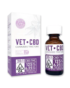 VETCBD - Tincture 20:1 - 60Ml - CBD/THC - VET CBD