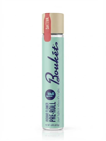 BOUKET - Sky Fire OG -Sativa- 28.4% THC | 1g Indoor Grown (Pre-roll) | Bouket -bb5 front
