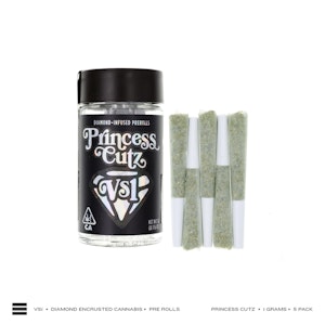 KINGSTON ROYAL - 5pk - Blueberry Certz - 5g (S) - Diamond Infused - Princess Cutz