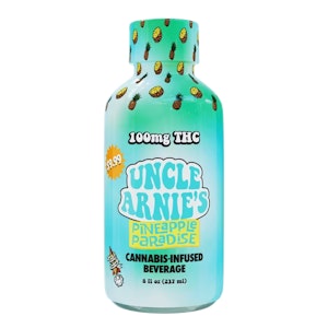 UNCLE ARNIES - [UNCLE ARNIES] BEVERAGE - 8OZ - 100 MG - PINEAPPLE PARADISE