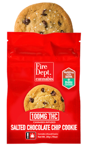 FIRE DEPT. CANNABIS - Salted Chocolate Chip Cookie, Rosin Infused, Sativa