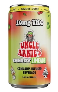 UNCLE ARNIE'S - [Uncle Arnie's] THC Beverage - 10mg - Cherry Limeade (H)