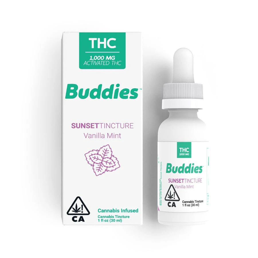 Buddies - Sunset Vanilla Mint  | 1000mg Tincture | Buddies Main Image