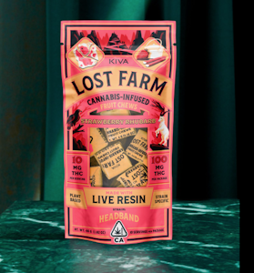 Lost Farms - Lost Farm - Strawberry Rhubarb Chews - 100mg