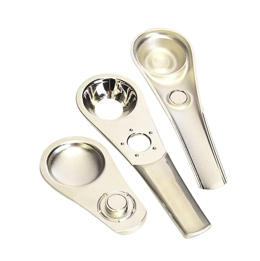 CHROMIUM CRUSHER - SWIVEL LID MAGNETIC SPOON W/ CARRYING CASE - CHROMIUM CRUSHER Main Image