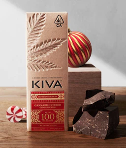 Kiva - Kiva - Peppermint Bark Bar - 100mg Edible 