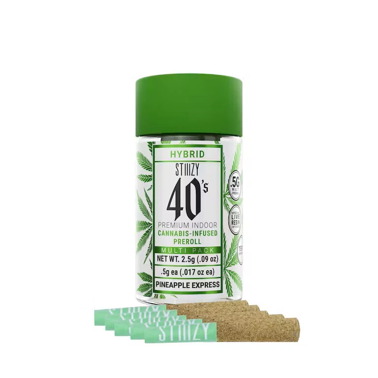 STIIIZY - Stiiizy - 5pk Infused Prerolls - Pineapple Express  Main Image