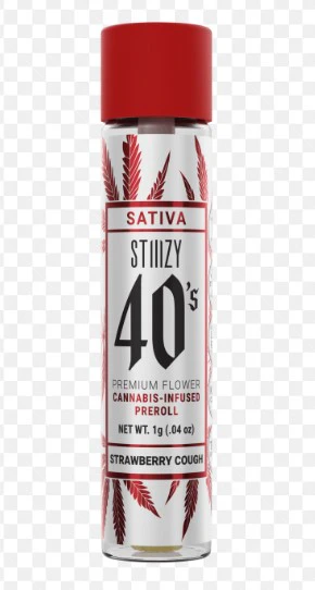 STIIIZY - [STIIIZY] Infused 40s Preroll - 1g - Strawberry Cough (S) Main Image