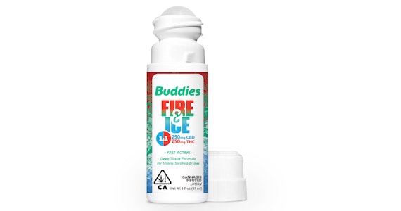 Buddies - Buddies - 1:1 CBD:THC Fire & Ice Topical Roll On