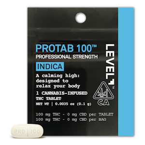 LEVEL - Protab (Single) - Indica Tablet - 100mg - Level