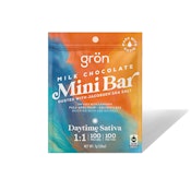 Milk Chocolate Sea Salt, 1:1 THC:CBG Daytime, Mini Bar