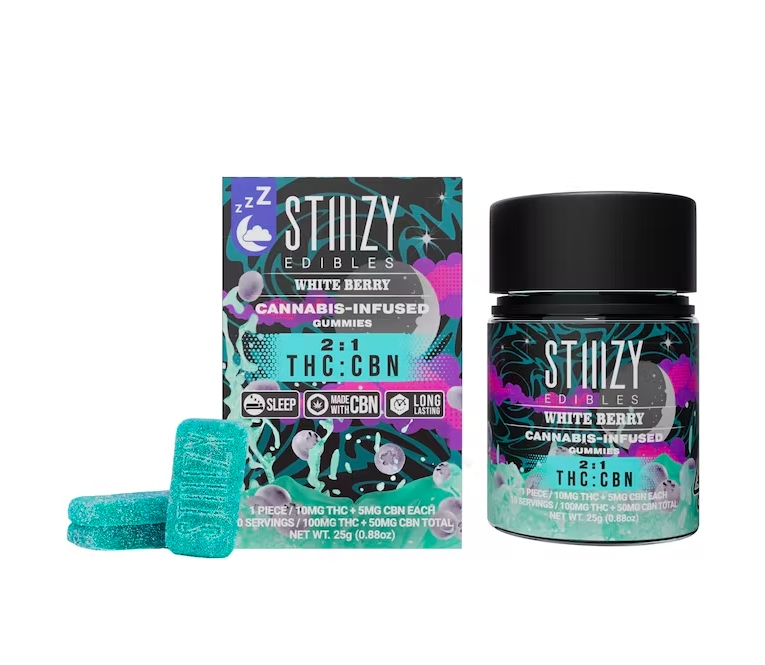 White Berry THC:CBN | 150mg Gummies | Stiiizy - Best Los ...