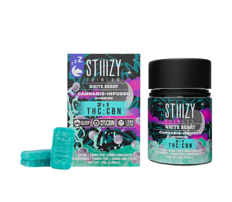 STIIIZY - White Berry THC:CBN | 150mg Gummies | Stiiizy Main Image