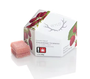 WYLD - WYLD | Strawberry Gummies | 20:1 CBD:THC