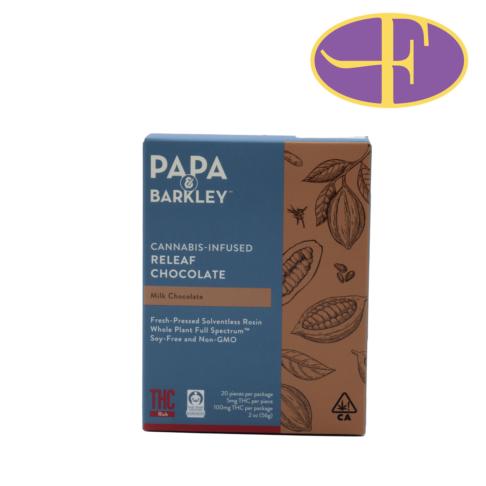 Papa & Barkley - Releaf Milk Rosin Chocolate Main Image