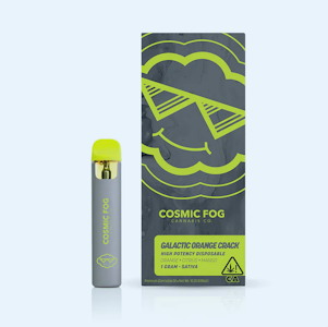 Cosmic Fog Cannabis Co. - Cosmic Fog Disposable 1g Galactic Orange Crack 