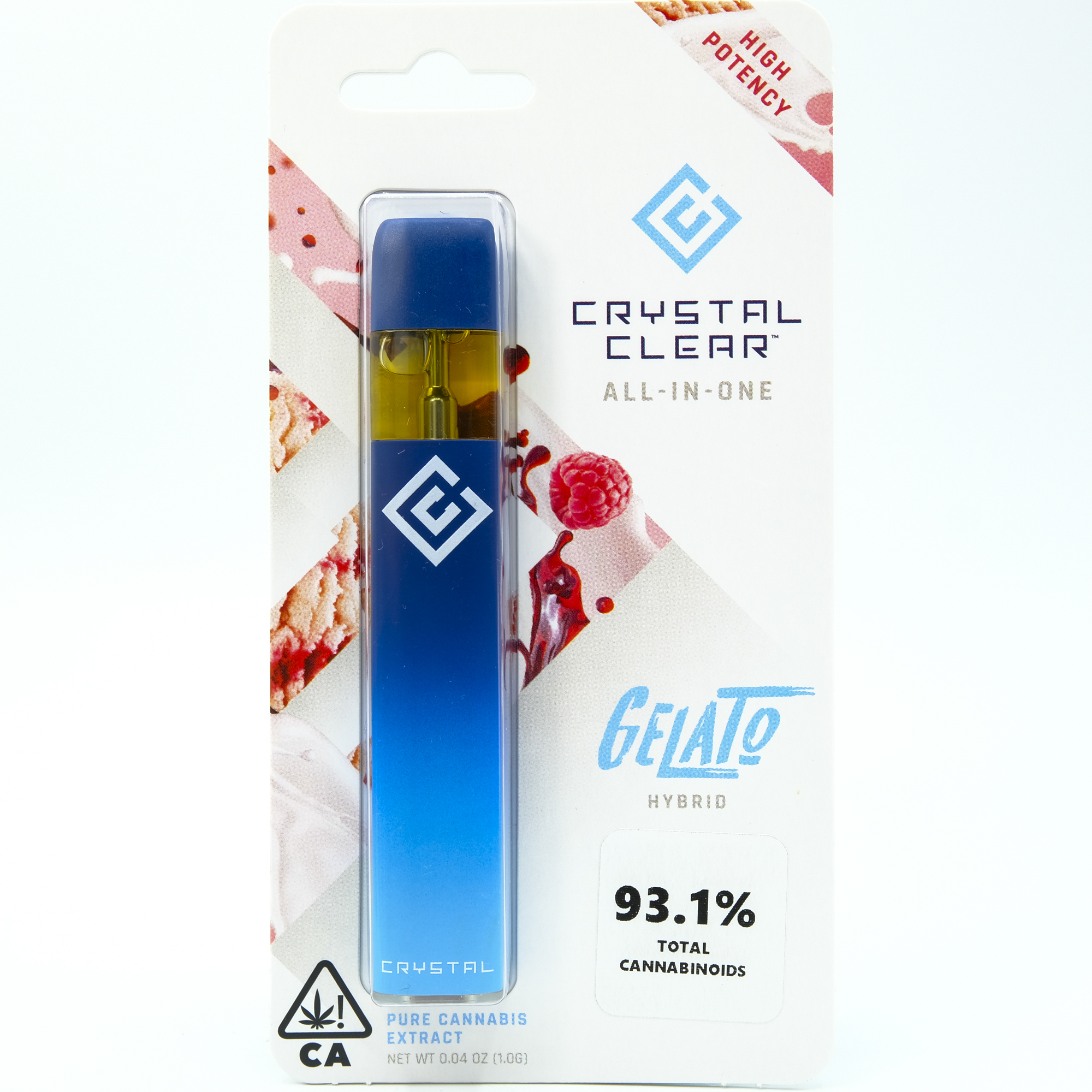 Gelato 1g Disposable Pen Crystal Clear Premium