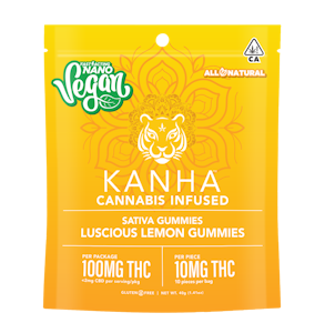 Kanha - Kanha Nano Vegan Gummies Luscious Lemon