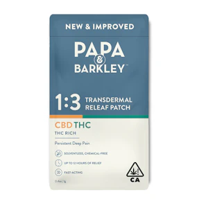 Papa and Barkley - Papa and Barkley - Patch - 1CBD:3THC - 30mg