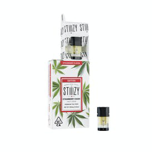 STIIIZY - Stiiizy - Half Gram Pod - Sativa - Strawberry Cough - Strawberry Flavor (0.5g)