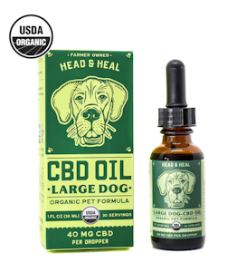 Head & Heal - Head & Heal - Large Dog CBD Oil. - 1200mg - CBD