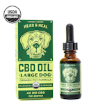 Head & Heal - Large Dog CBD Oil. - 1200mg - CBD