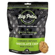 10pk - Chocolate Chip Indica Cookies - 100mg - Big Pete's