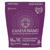 Kanha Nano Passionfruit Paradise Indica Gummies