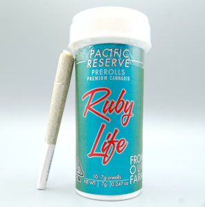 Pacific Reserve - Ruby Life 7g 10pk Pre-rolls - Pacific Reserve