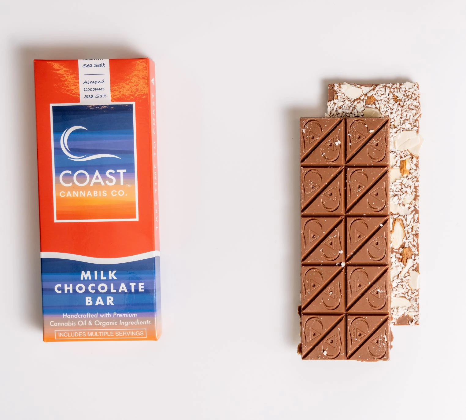 COAST - Almond Coconut Sea Salt Bar - 100mg - TBI Main Image