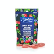 Smokiez Sour Jamberry 1:1 THC:CBN Fruit Chews 200mg