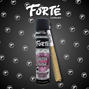 Forte Cannabis Glazed Donut Bubble Hash Infused Preroll 1g