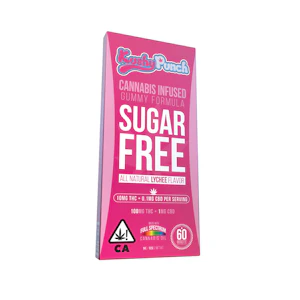 Kushy Punch - 100mg THC Kushy Punch - Sugar Free Lychee (sativa) Gummies 