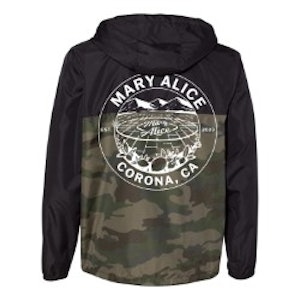 MARY ALICE - MARY ALICE - Apparel - Circle City Camo Wind Breaker Jacket - Medium