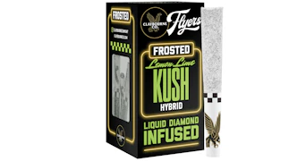Claybourne Co. - Lemon Lime Kush Flyers Frosted Infused Pre-Rolls - 5ct