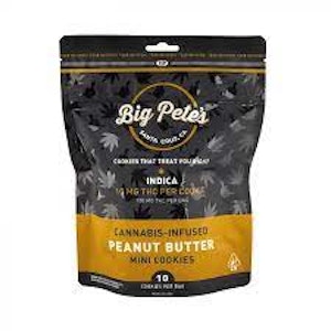 Big Pete's - Big Pete's - 100mg 10pk - Indica Peanut Butter Cookies