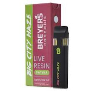 Breyer's Cannabis - Breyer's Cannabis - Big City Haze - Live Resin Infused 1g AIO