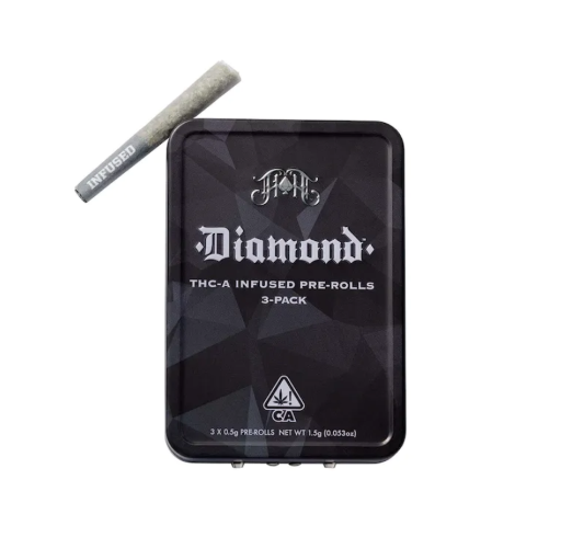 HEAVY HITTERS: Raspberry Cough Diamond Infused .5g Preroll 3pk/1.5g (S ...